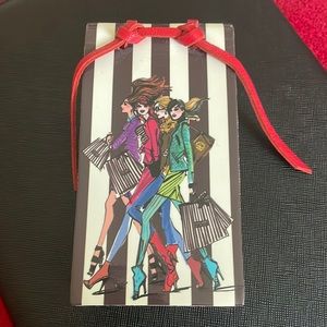 AUTHENTIC, NEVER USED, HENRI BENDEL SMALL LEATHER NOTEBOOK/JOURNAL